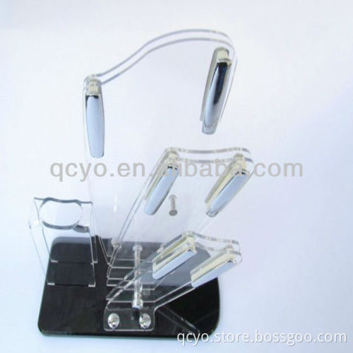 QCY-Z-D002 acrylic useful and high quality knife stand